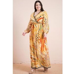 Jealous Tomato long sleeve maxi dress